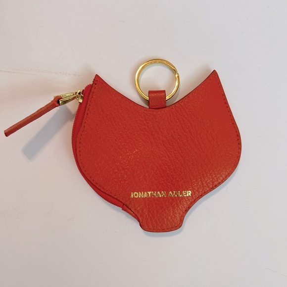 *Jonathan Adler* Fox leather coin purse - Picture 2 of 8